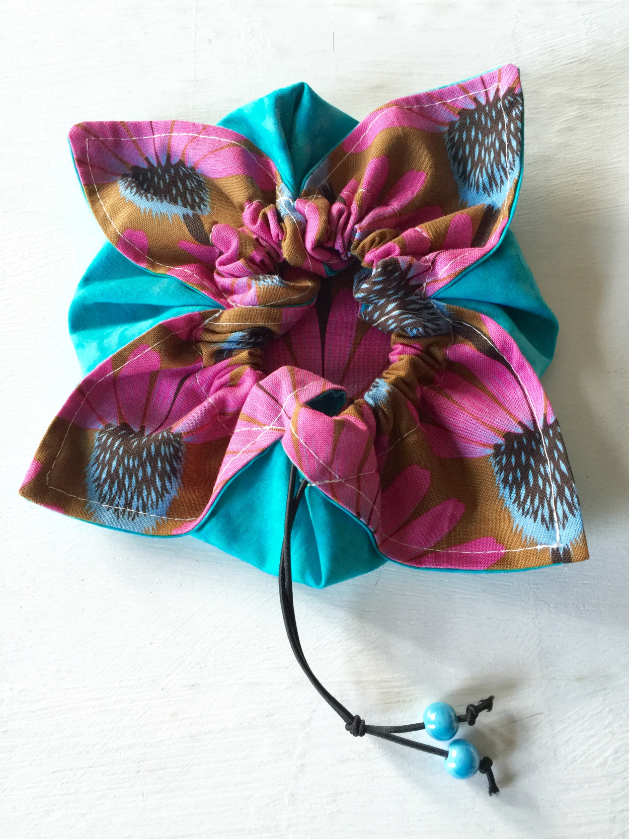 Inspired Project #5: Drawstring Petal Pouch – Sewspire