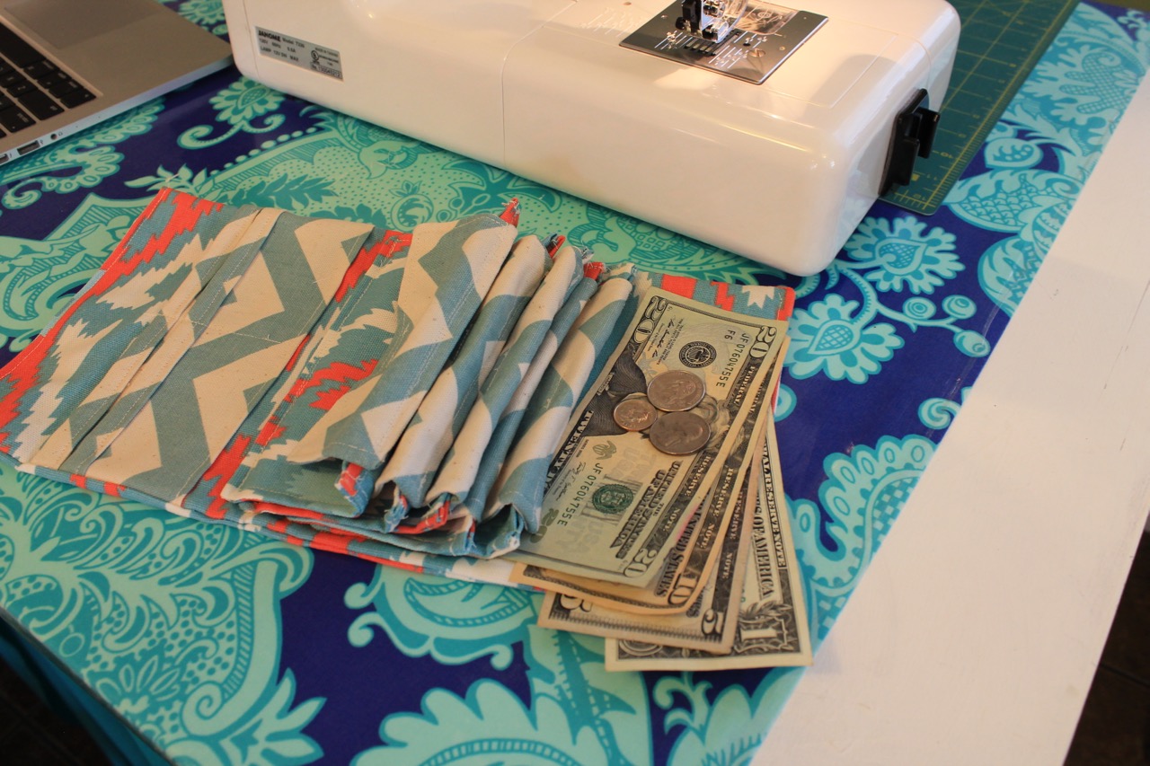 How to Sew a Cash Budget Wallet 