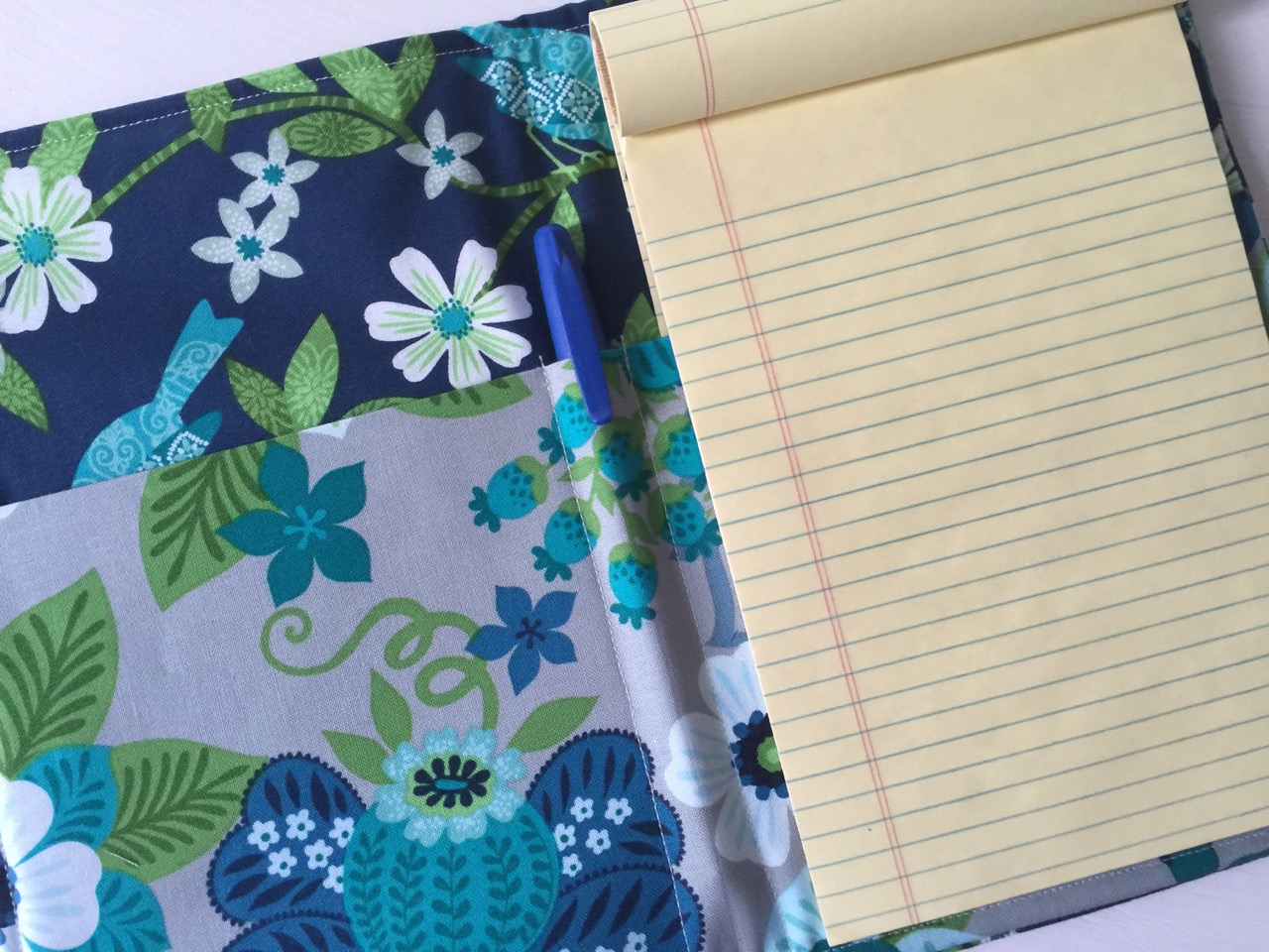 How to sew a notepad cover