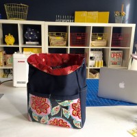How to Sew My City Slicker Tote by Andrea @Sewspire
