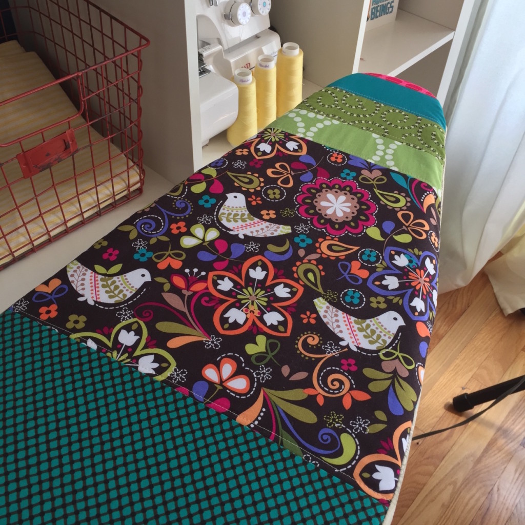 How to sew a pretty ironing board cover