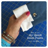 How to sew: My Upside Down Pouch