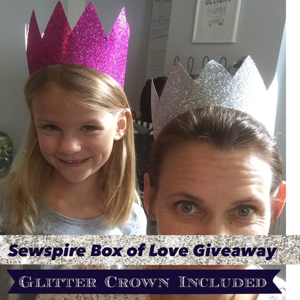 Handmade Glitter Crowns for a Crafty Queen!