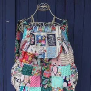 Convertible Patchwork Backpack by Sewspire