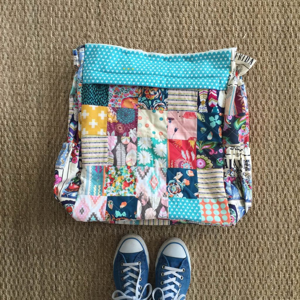 Patchwork Backpack by Sewspire