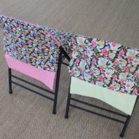 How to Sew A Reversible Folding Chair Slipcover