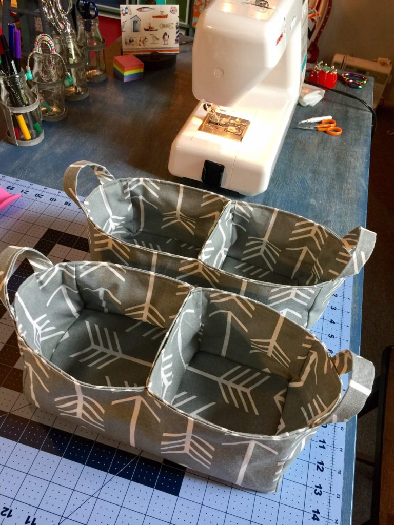 How to sew a divided organizer caddy - Sewspire