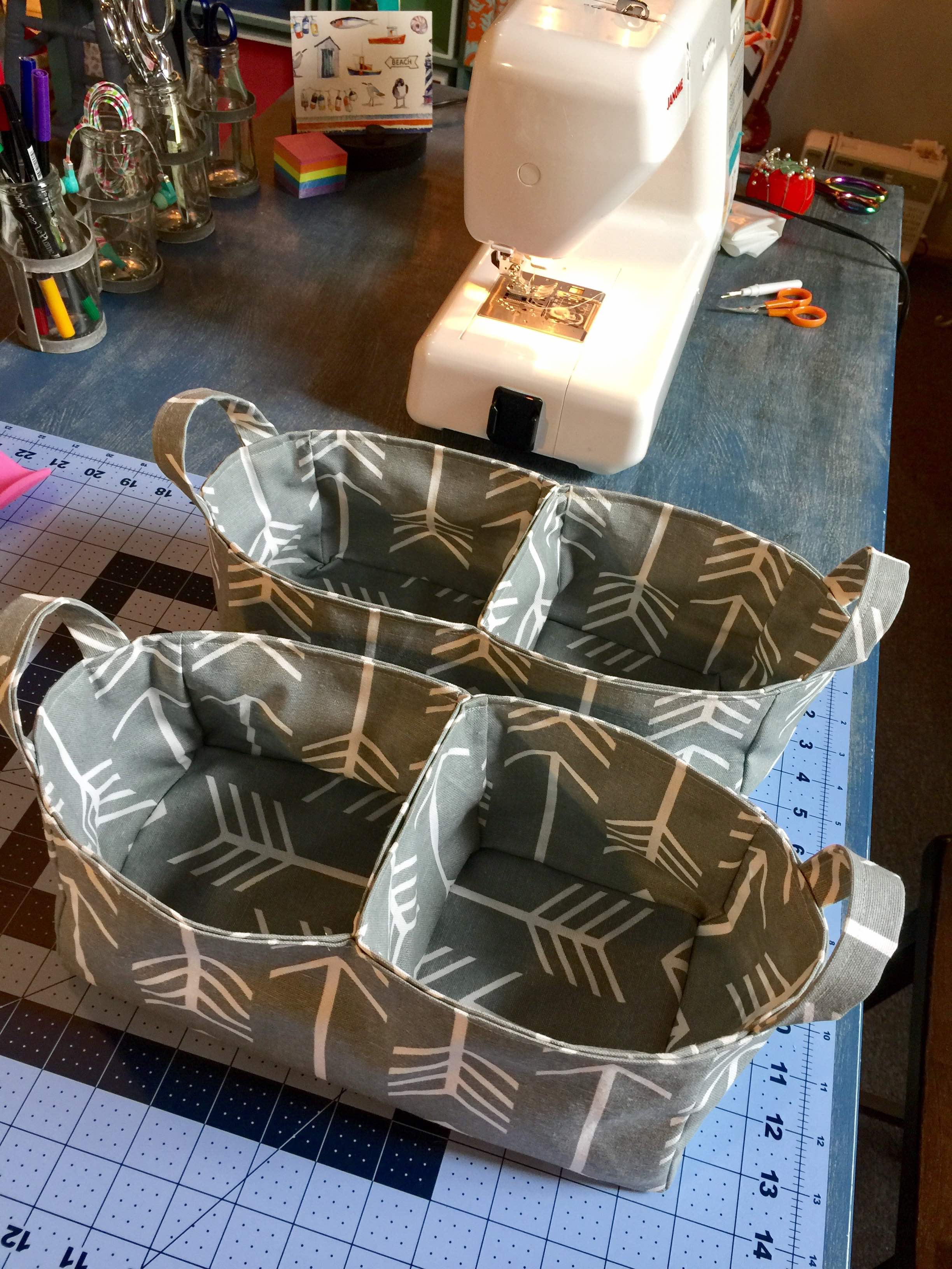 How to Sew a Divided Organizer Caddy by Sewspire