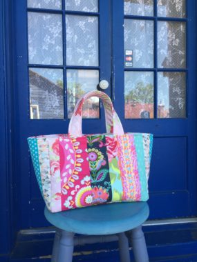 How to sew a patchwork tote bag - Sewspire