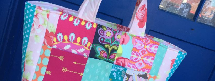 How to sew a patchwork tote bag