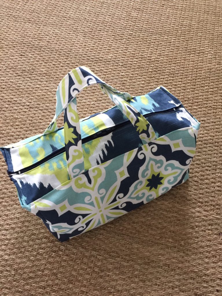 How to sew a zippered duffel tote bag – Sewspire