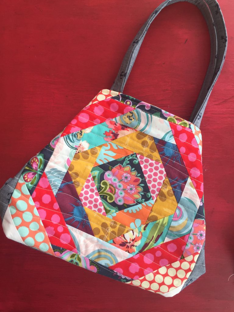 How to sew a pineapple square tote bag