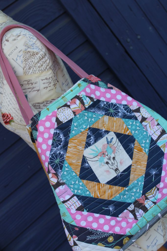 How to sew the P.S. I Love You Tote Bag by Sewspire