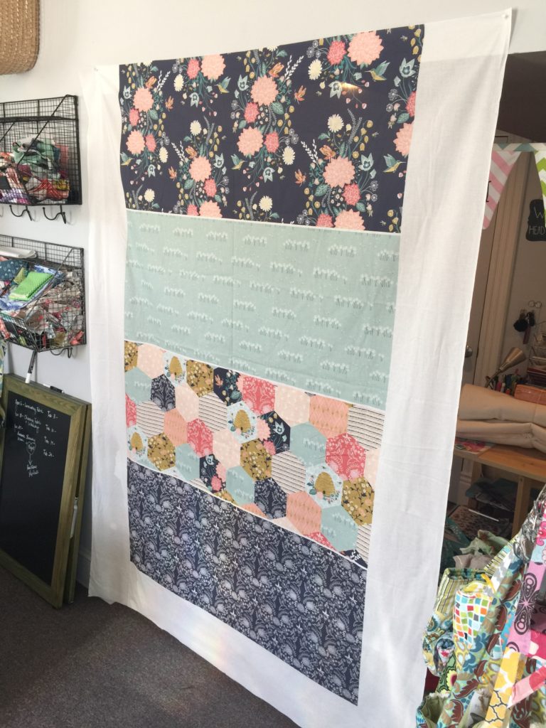 Whole cloth quilting concept