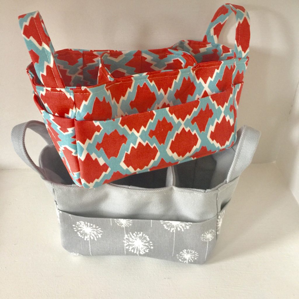 How to sew a divided organizer caddy by Sewspire