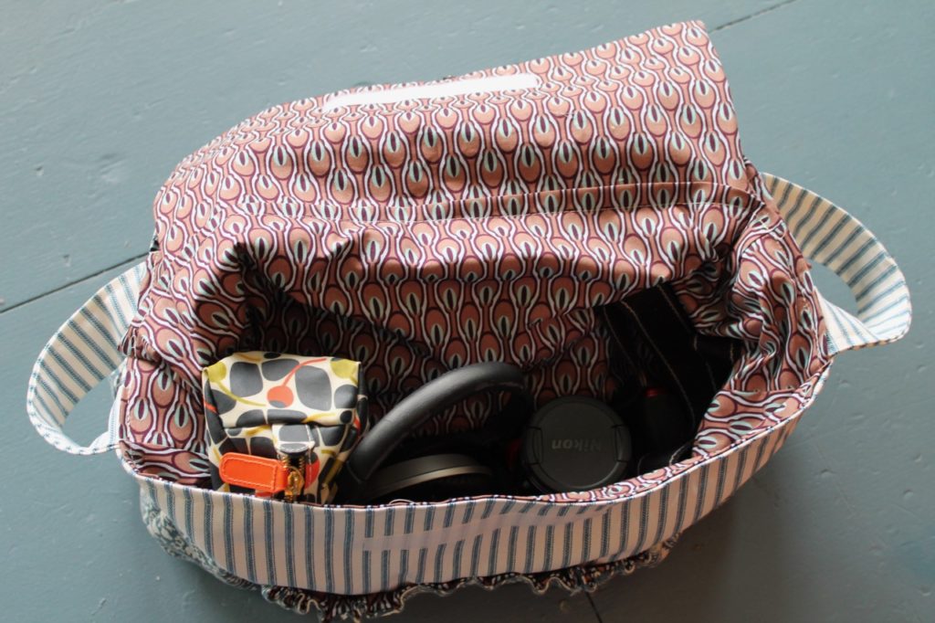 How to sew a large purse tote bag organizer