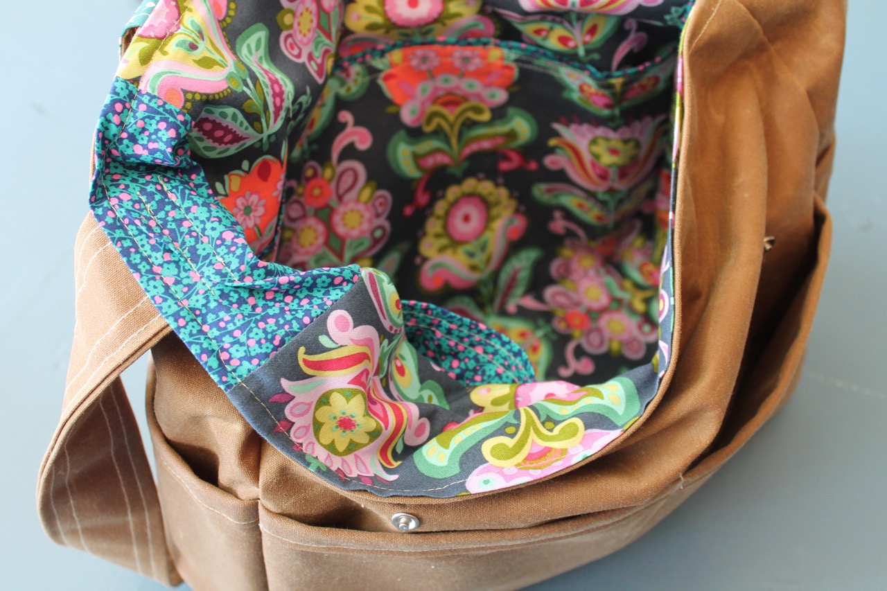 How to Make a Tote Bag with Wax Canvas - Life Sew Savory