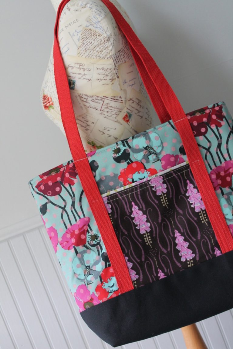 How to Sew a Two Pocket Tote Bag - Sewspire