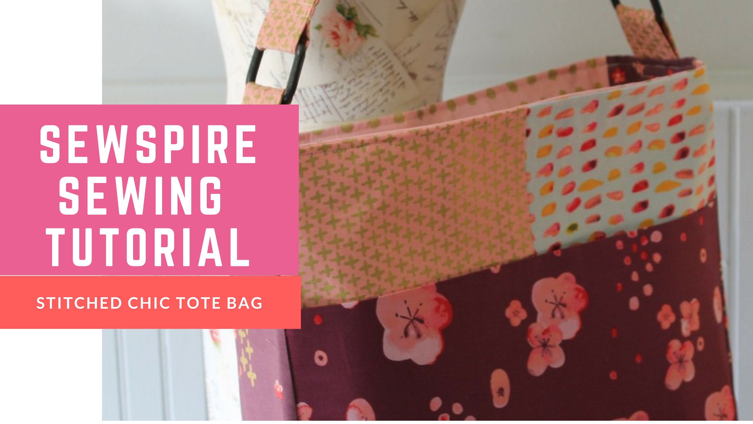 How to Sew a Stitched Chic Tote Bag with Zippered Tote Bag