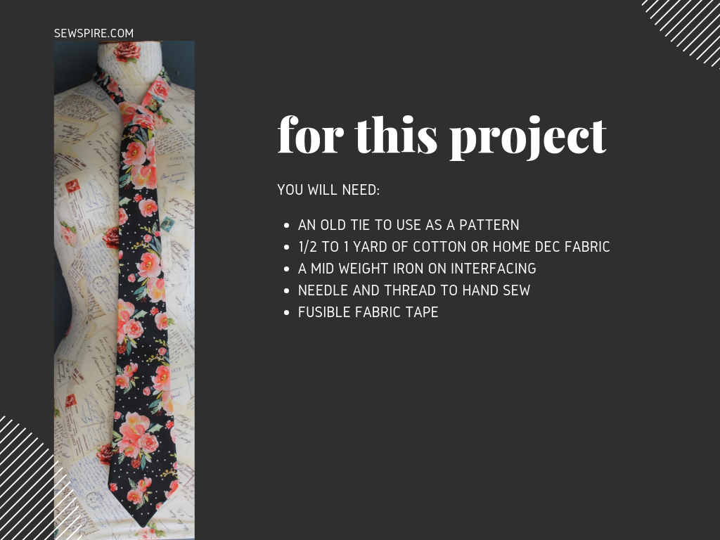 How to make a custom necktie