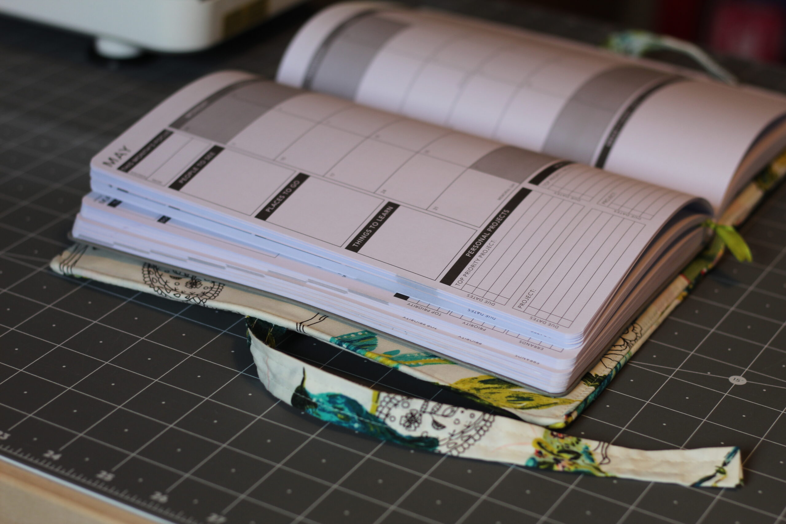 Sewspire Design Board #122220: How to sew a custom planner cover for the New Year