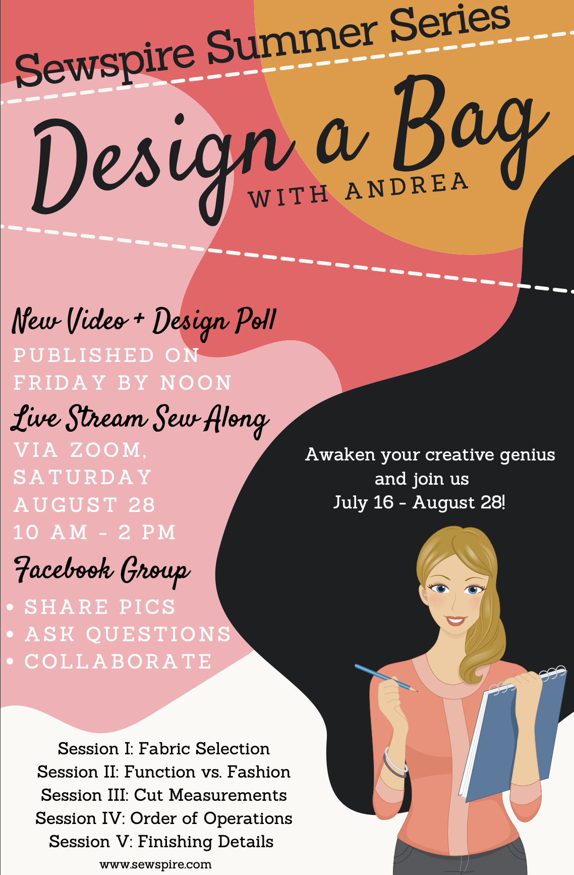 Sewspire Summer Series – DAB with Andrea!